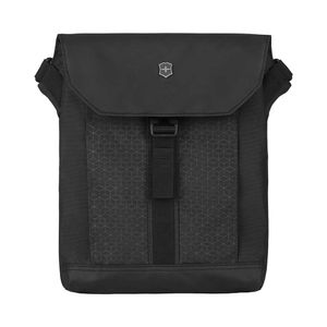 Bolso Altmont Original Flapover Digital Bag color negro, Victorinox